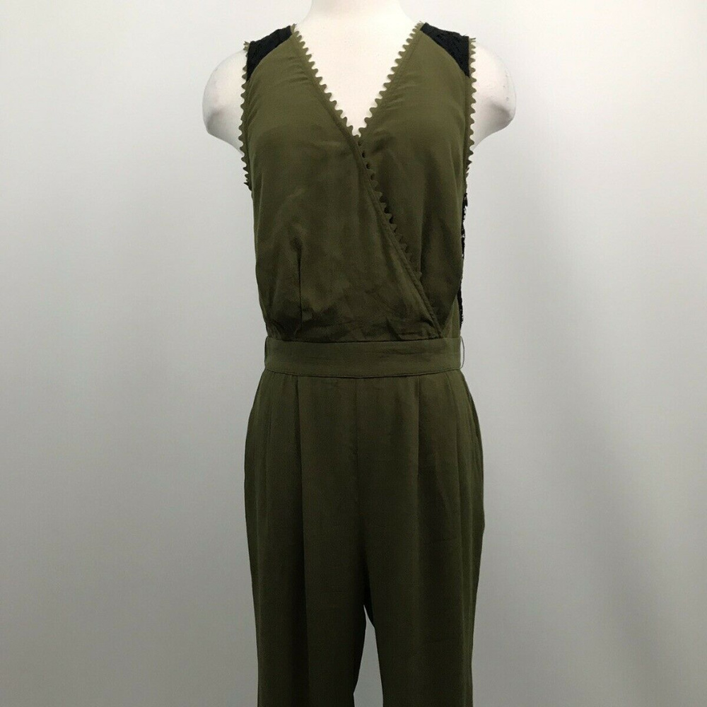 LEIFSDOTTIR Anthropologie Sani Jumpsuit Moss Grn